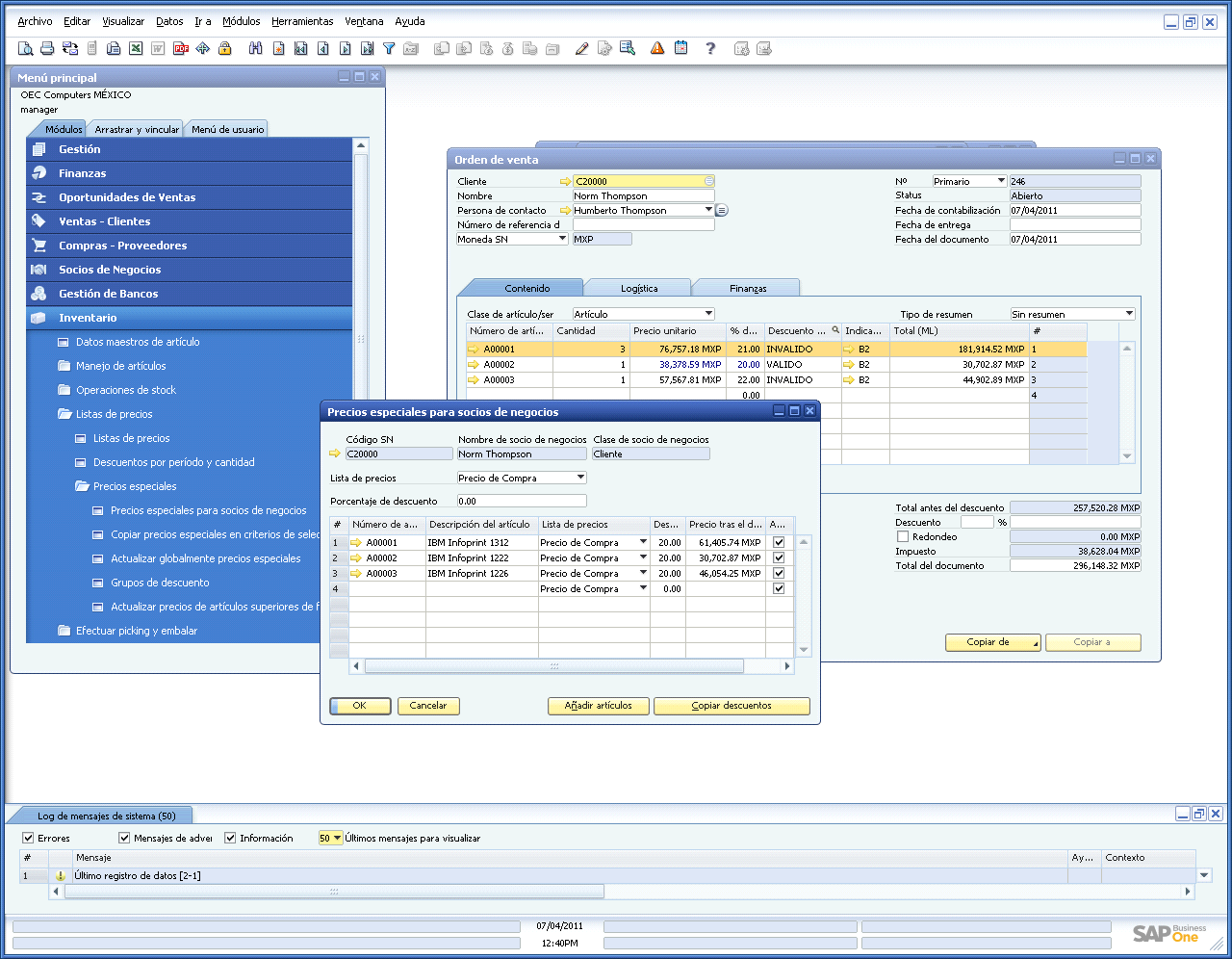 Sap Business One ... To Go: SAP BO. SAP Business One. Procedimiento de ...