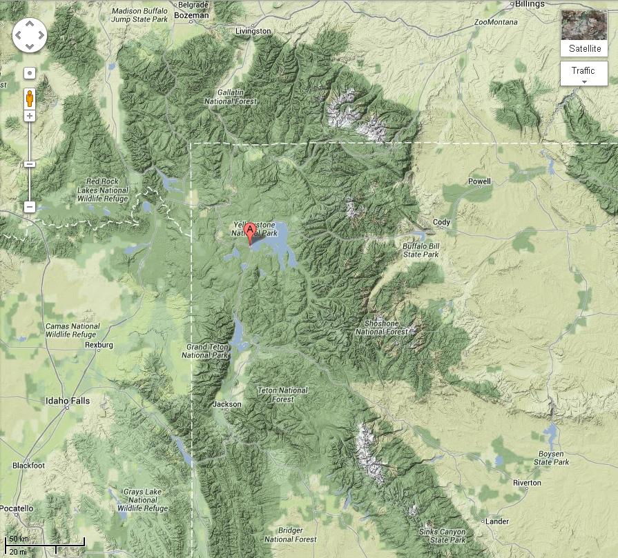 Tourist Places & World Heritage Sites: Yellowstone National Park of USA
