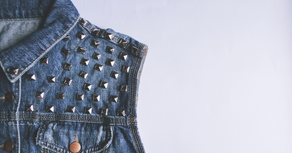 DIY Denim Jacket With Studs