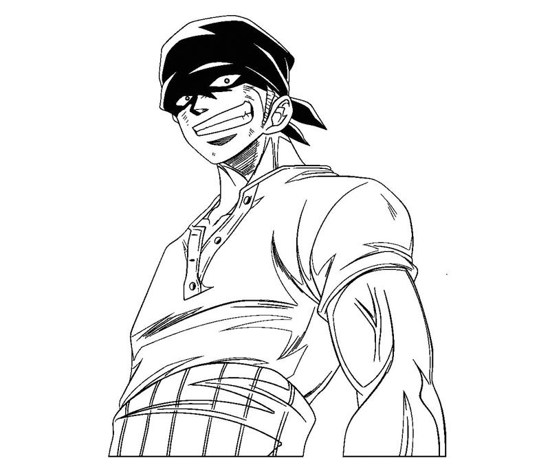 Zoro One Piece Coloring Pages Coloring Pages