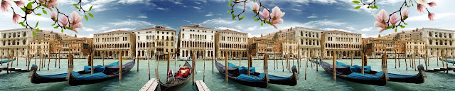  Скинали гондолы Венеции
