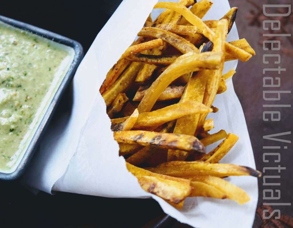 Delectable Victuals Green Plantain Oven Fries