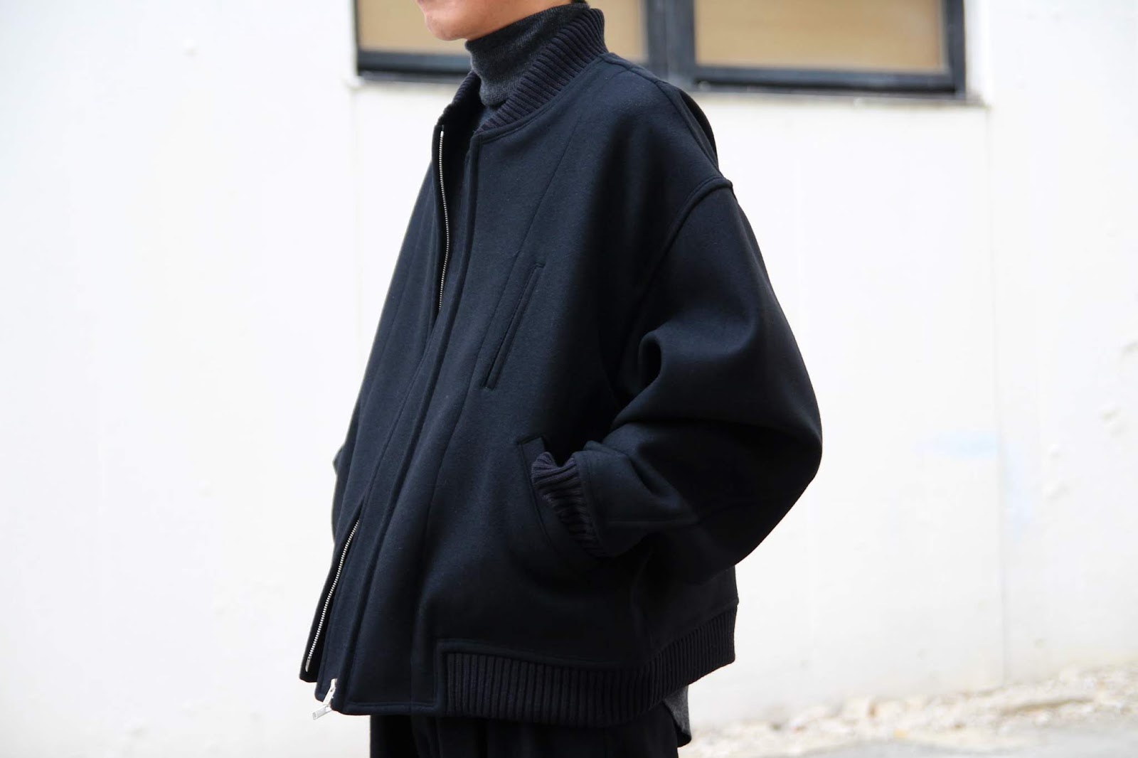 stein wool zip jacket