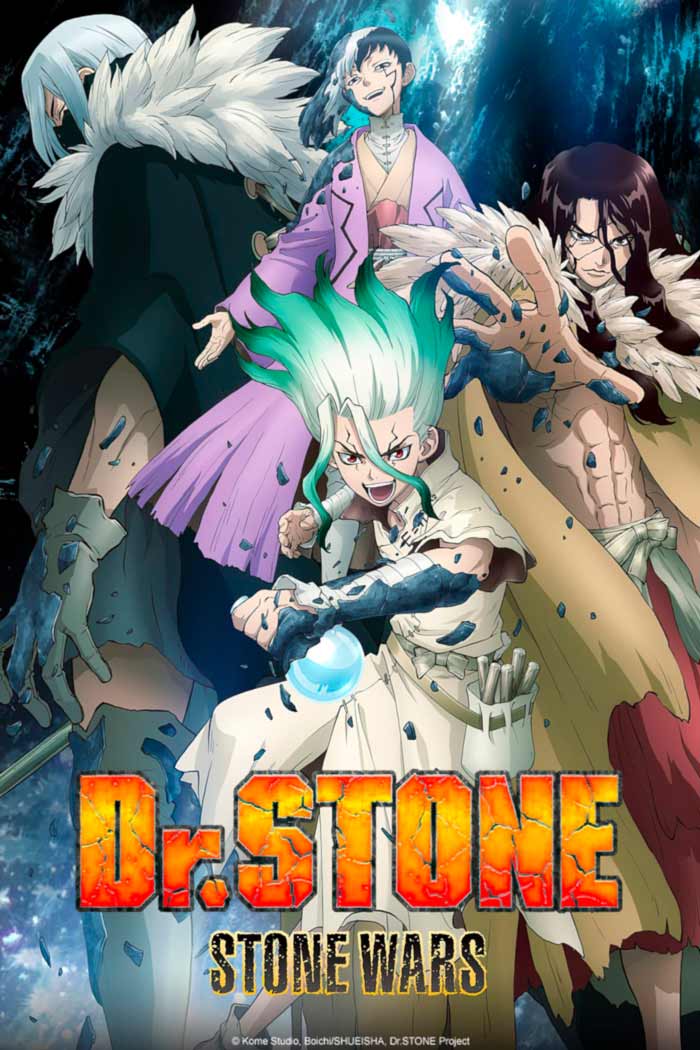 Dr. Stone anime - temporada 2 - poster
