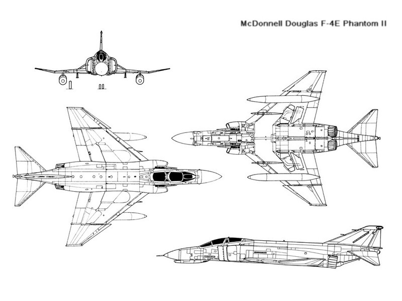 McDonnell Douglas F-4 Phantom II.