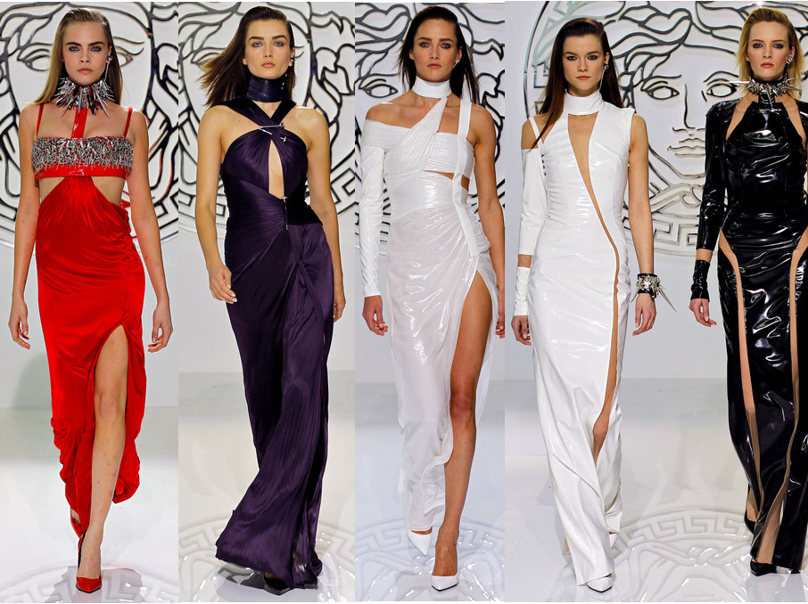 Runway to Style Freaks| Fashion Blog: Fashion Review | Versace's Fall ...