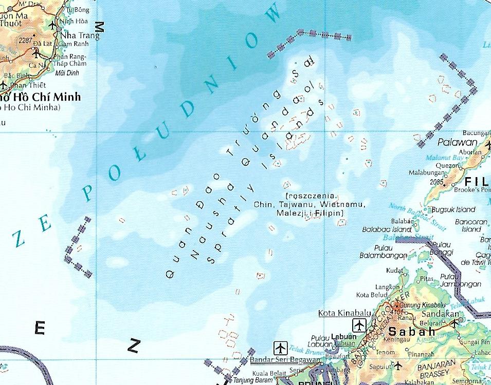 Wojtek z Roztoki. : Wyspy Spratly