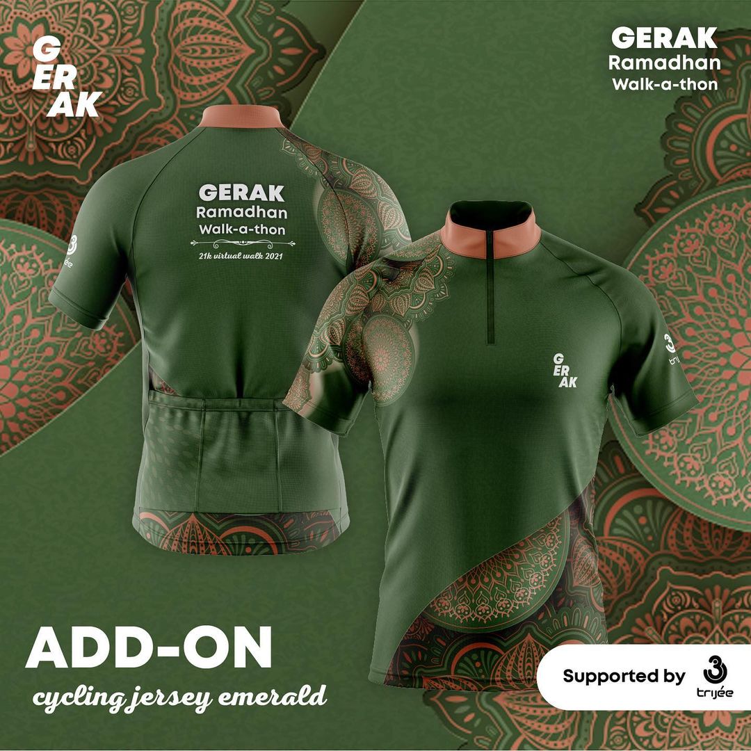 Cycling Jersey 🔍 GERAK Ramadhan Walk-A-Thon • 2021 Cycling Jersey 👕 GERAK Ramadhan Walk-A-Thon • 2021