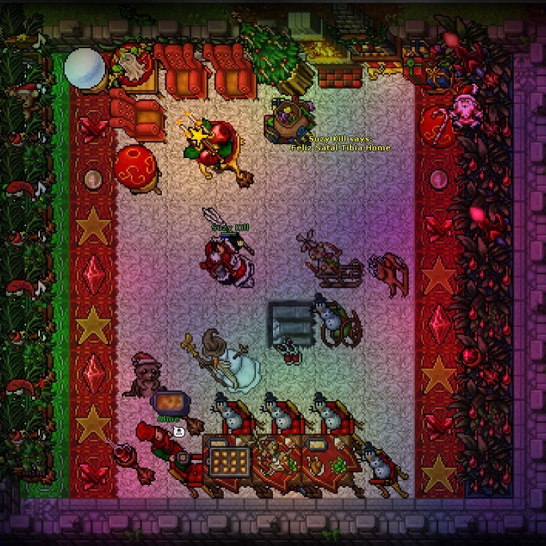 Christmas time in Tibia