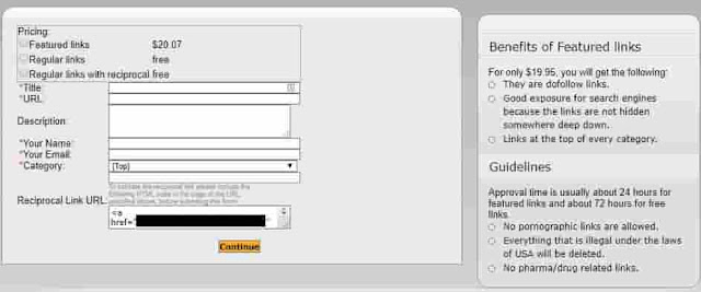 DIRECTORY SUBMISSION