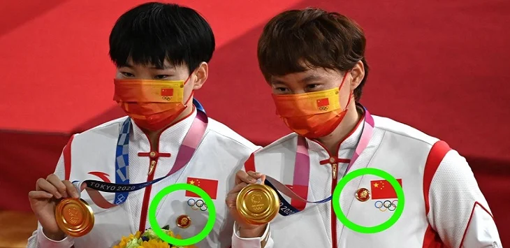 2 Atlet Ini Diselidiki IOC Usai Pakai Pin 'Partai Komunis' Saat Terima Medali Olimpiade Tokyo