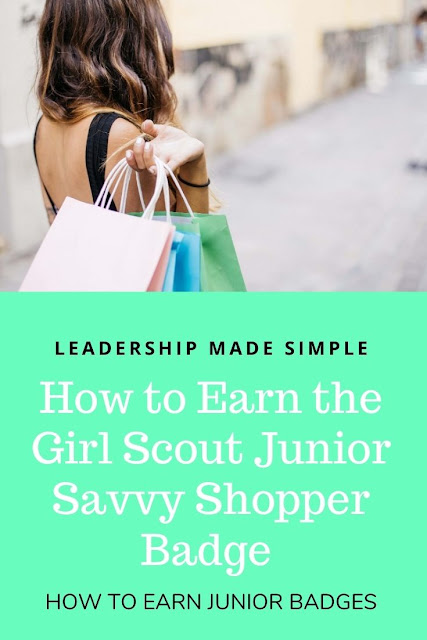 How to Earn the Girl Scout Junior Savvy Shopper Badge