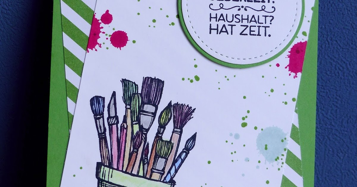 Kreativ mit Juliana: Karte "Kreieren? Jederzeit!"