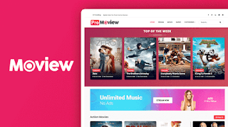 Download free Template Blogger Moview - Responsive Wow BT