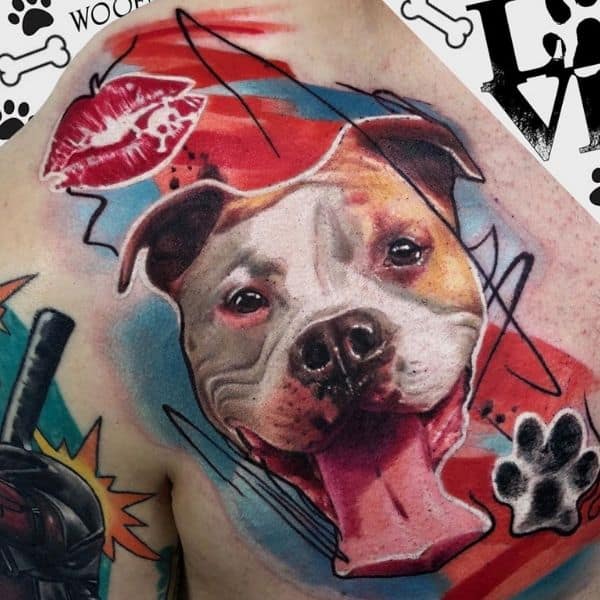 65 Top ideas de tatuajes de perros y sus significados simbólicos -  Belagoria | la web de los tatuajes