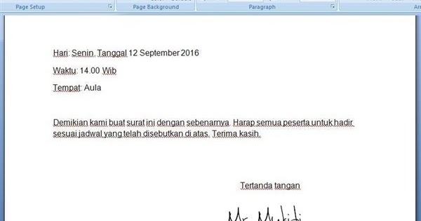 2 Cara Mengatur Posisi Tanda Tangan Di Microsoft Word Tutorial Gadget