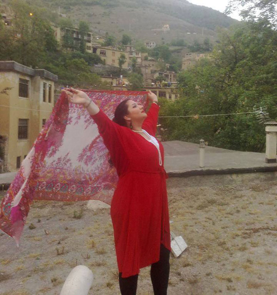 Iranian Women Are Posting Pics With Their Hair Flying Free In Protest Of Strict Hijab Laws - “It’s sad that my pretty black hair’s going grey and it hasn’t seen the wind, sun or rain yet.”