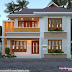 Cute modern home front view design