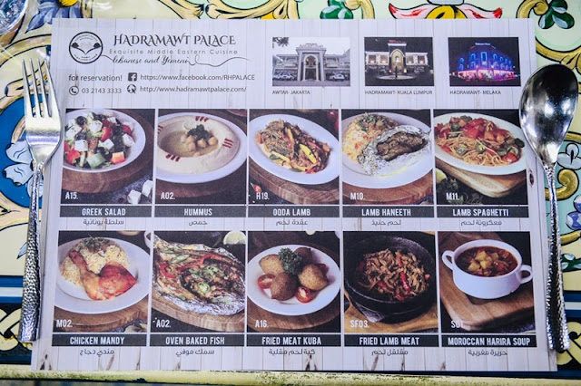 Hadramawt Palace jadi pilihan warga kota | Arabic Cuisine