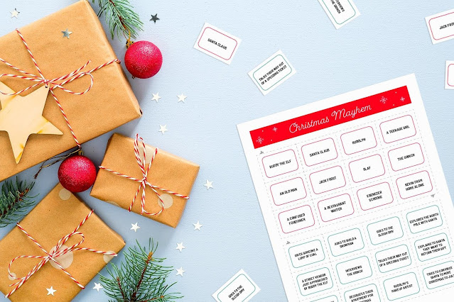 How to Have a Fun Christmas Game Night at Home - with free printables