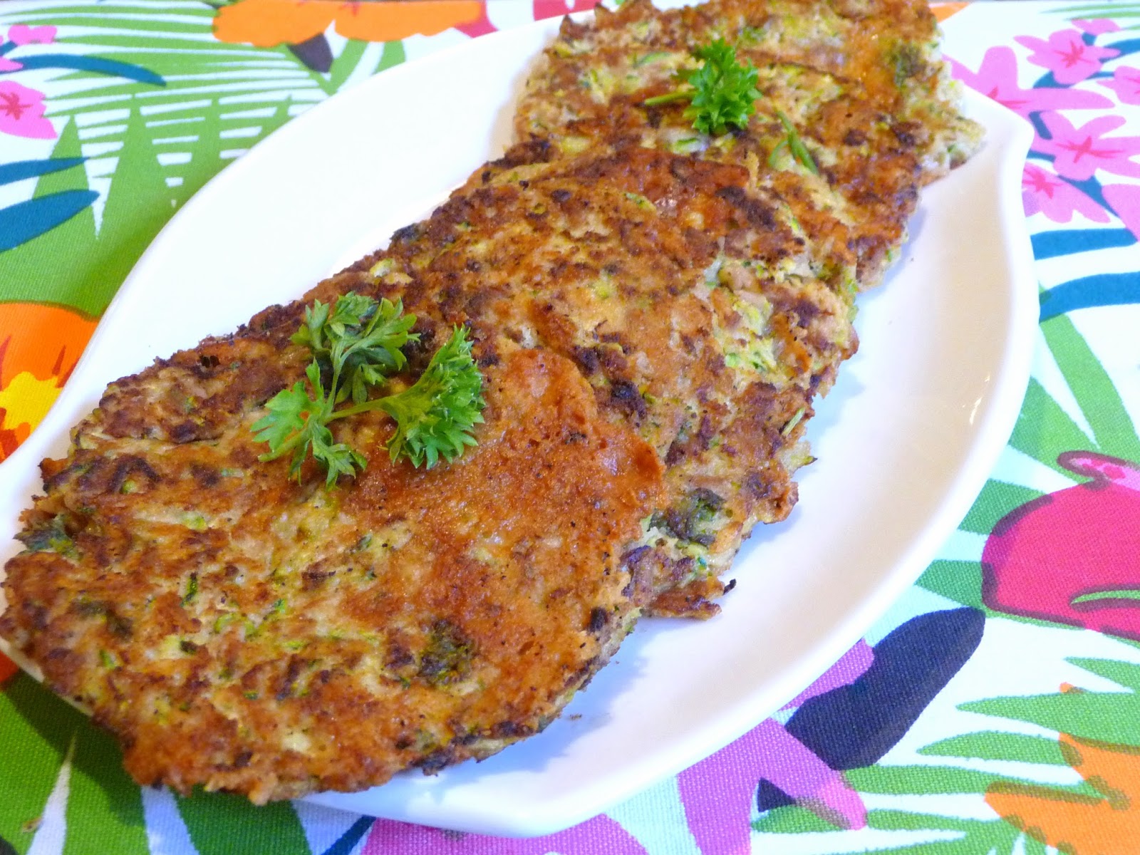 TUNA ZUCCHINI FRITTERS