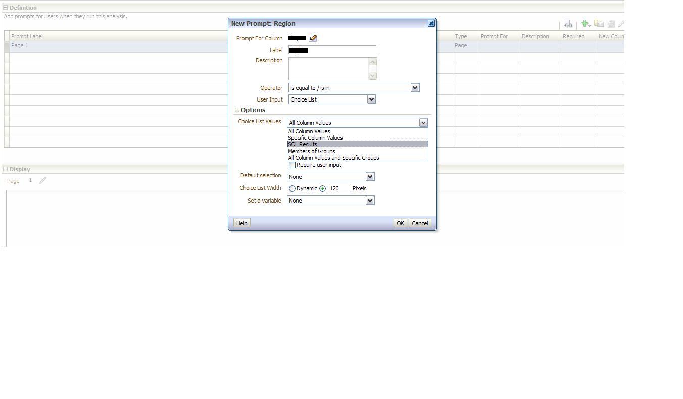 OBIEE REVISITED Displaying Top 2 Values In The Dashboard Prompt