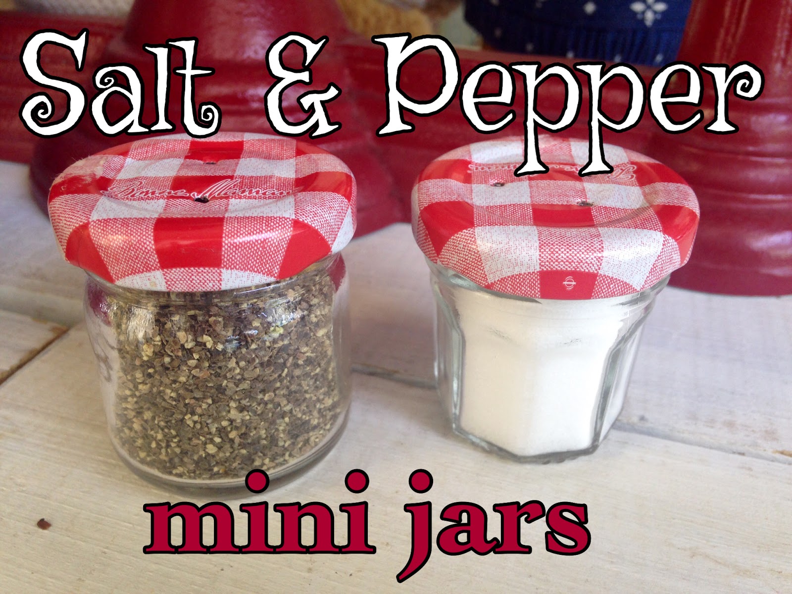 MAY DAYS DIY Mini Jar Salt & Pepper Sets