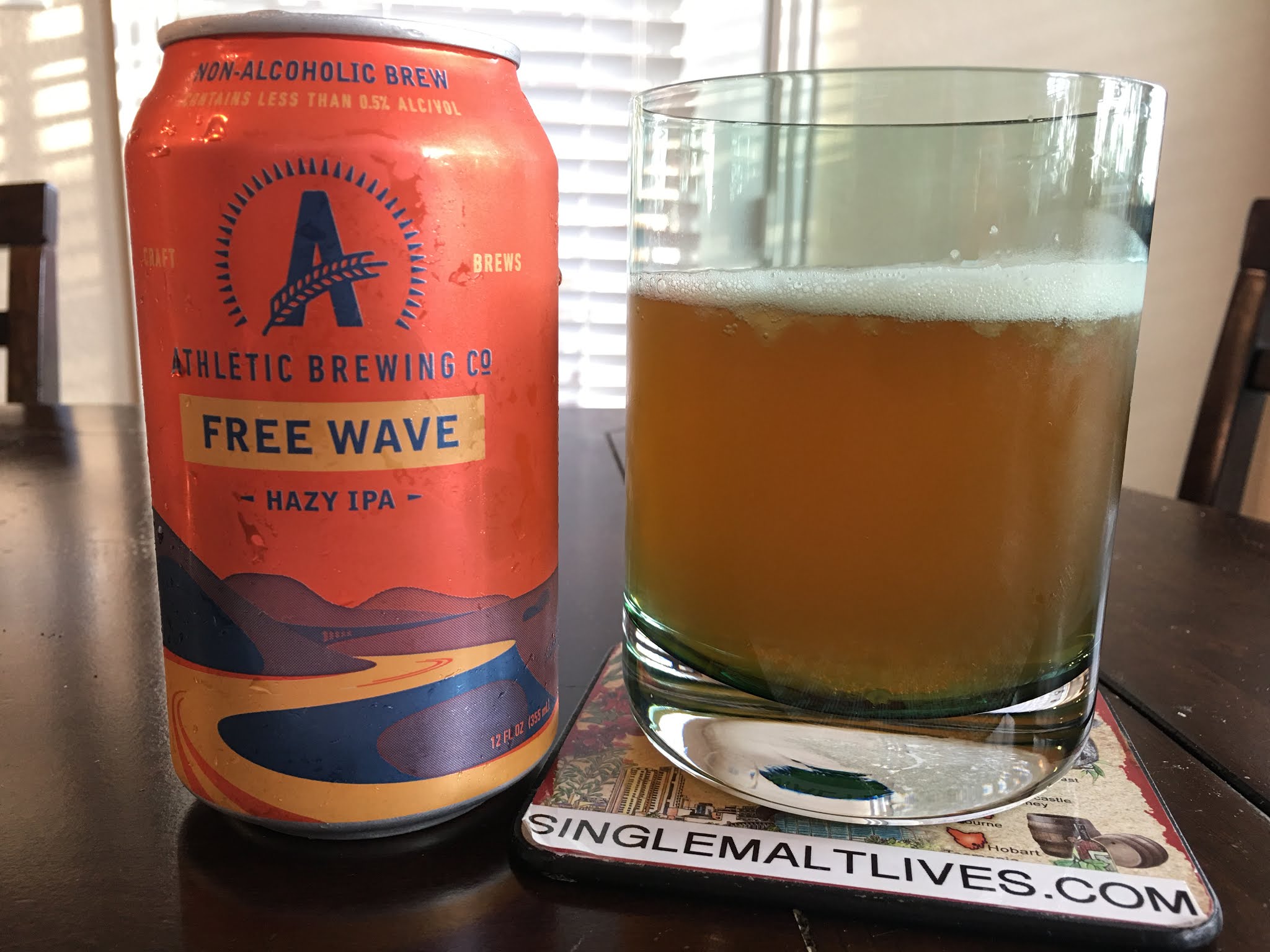 Athletic Brewing Hazy IPA (NonAlcoholic beer)