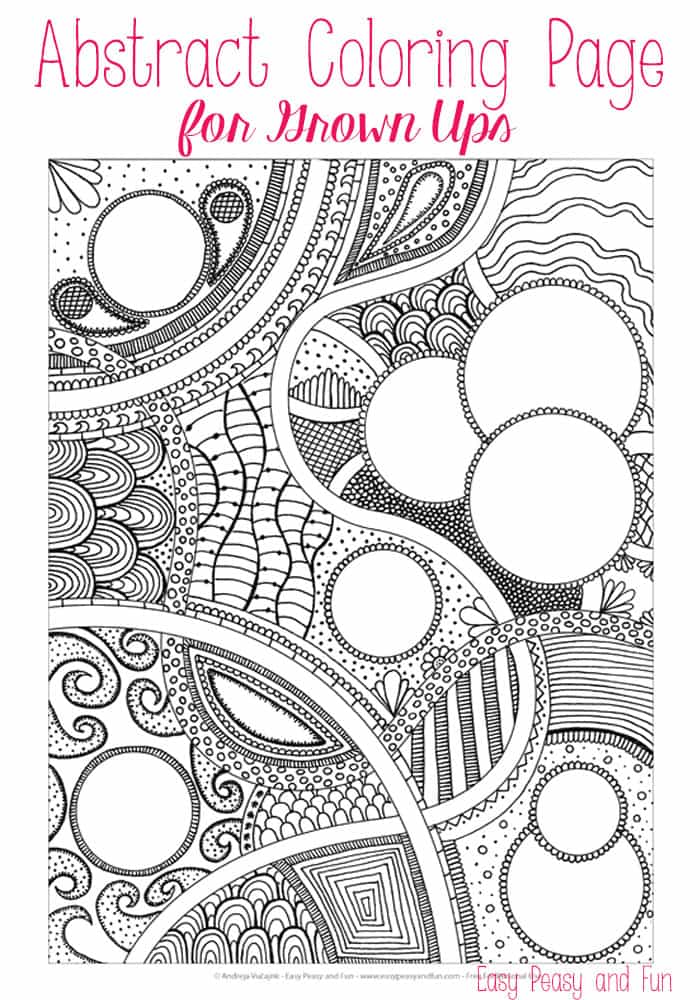 Abstract Coloring Pages For Adults 2 ~ Coloring Pages