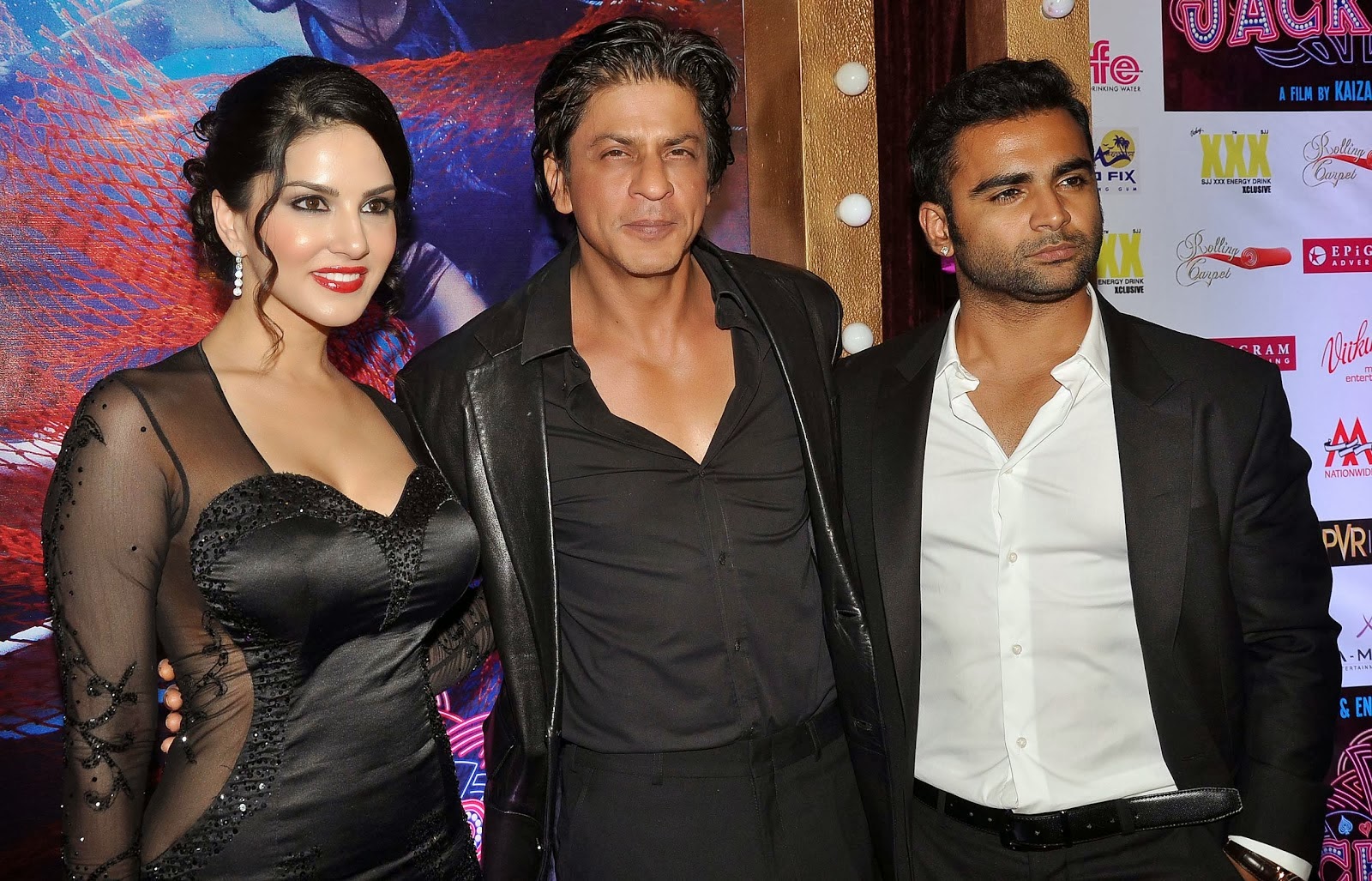 Photos of Sunny Leone with SRK at Jackpot premiere - Full HD Nude ...