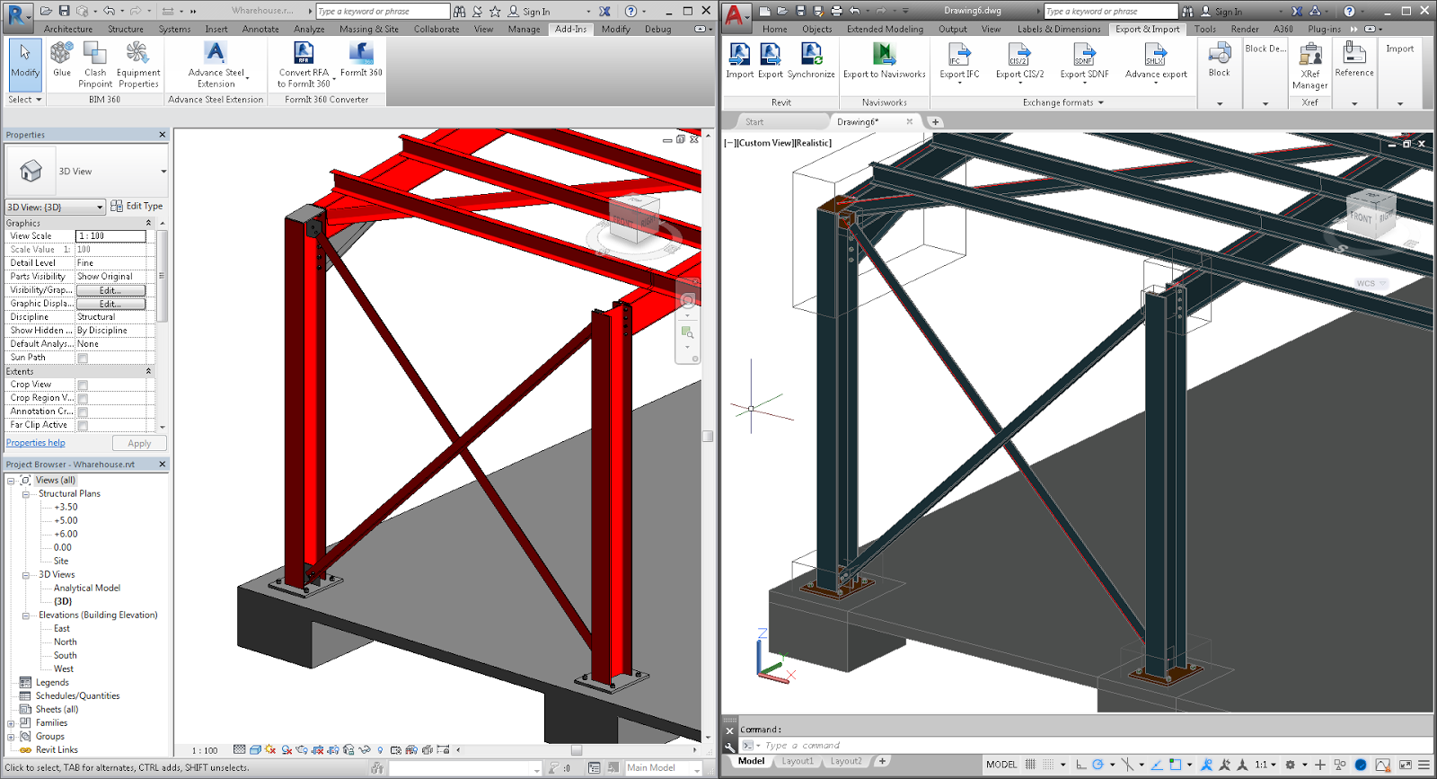 advance steel to autocad advance steel to autocad