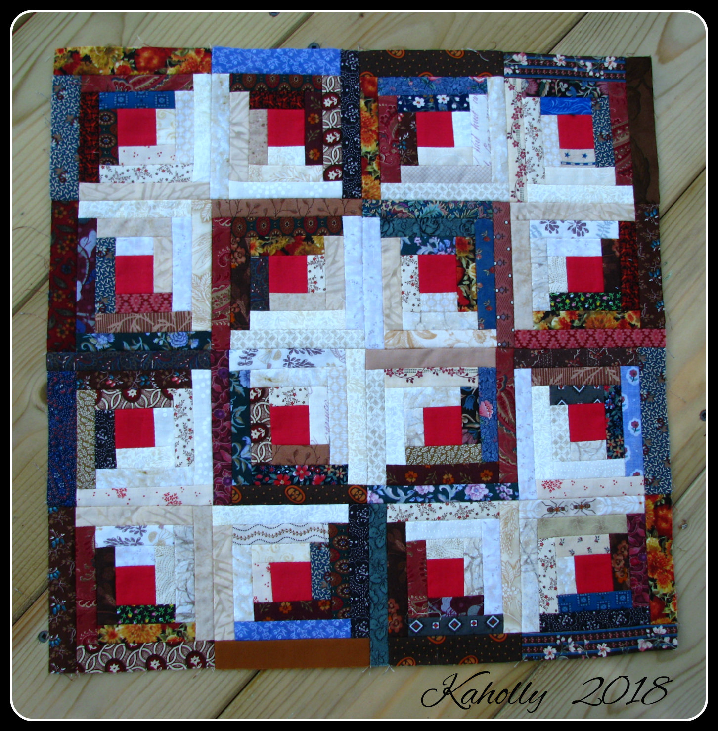 Kaholly Log Cabin Lunacy