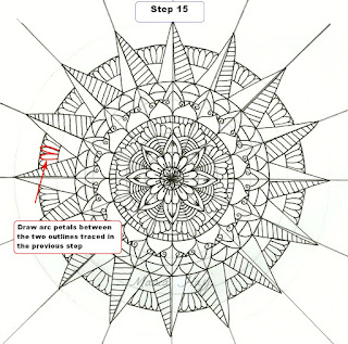 Mandala drawing