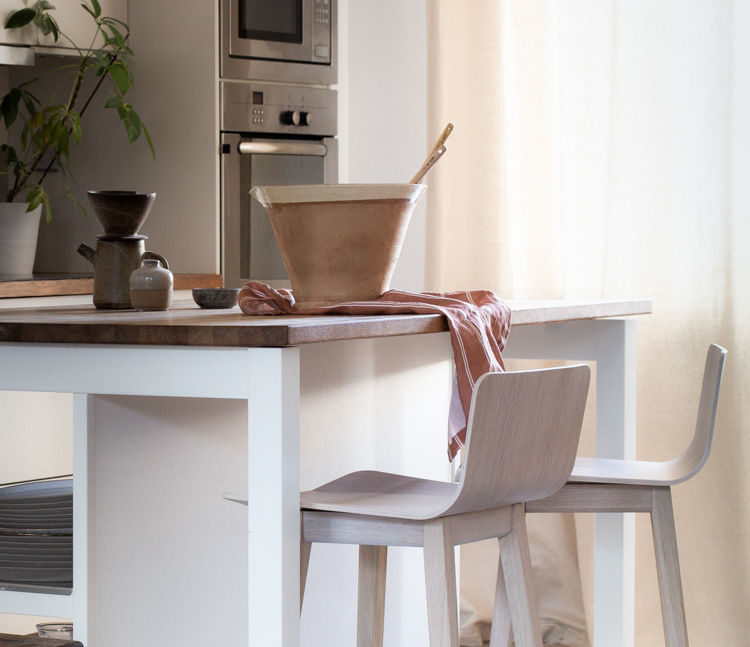 Our kitchen - And the Perfect Danish Counter Stool!