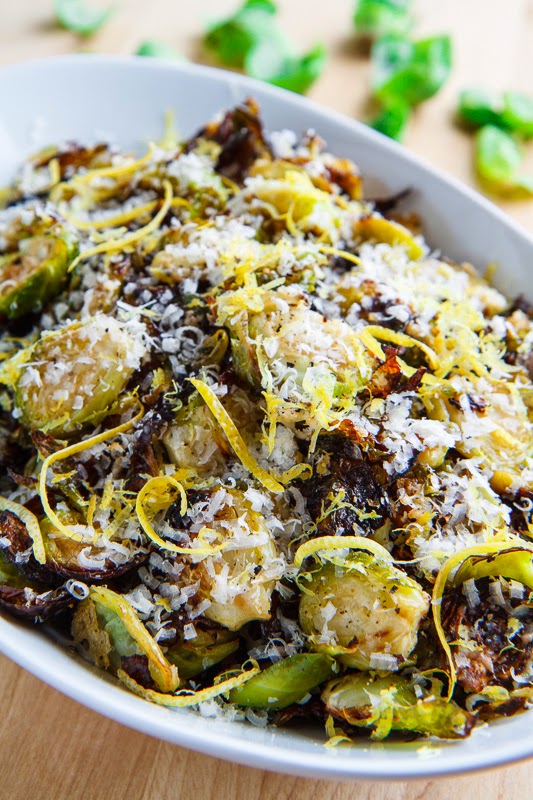 Parmesan Roasted Brussels Sprouts with Double Smoked Bacon Recipe on ...
