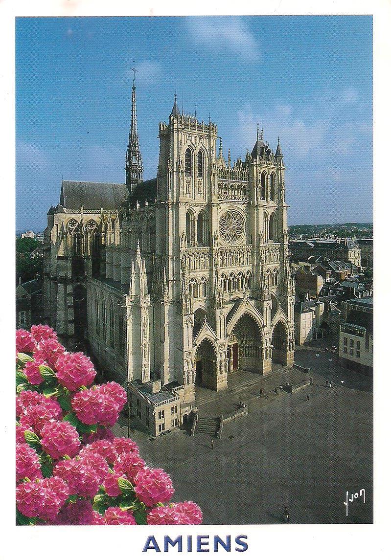 MY UNESCO WHS POSTCARDS COLLECTION: FRANCE - Amiens Cathedral