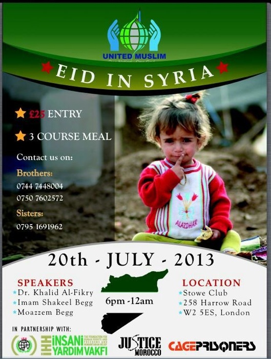 Eid In Syria Eid In Syria Charity Dinner July 20th 2013 6pm