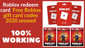 Redeem Roblox Gift Card Codes 2020 Unused