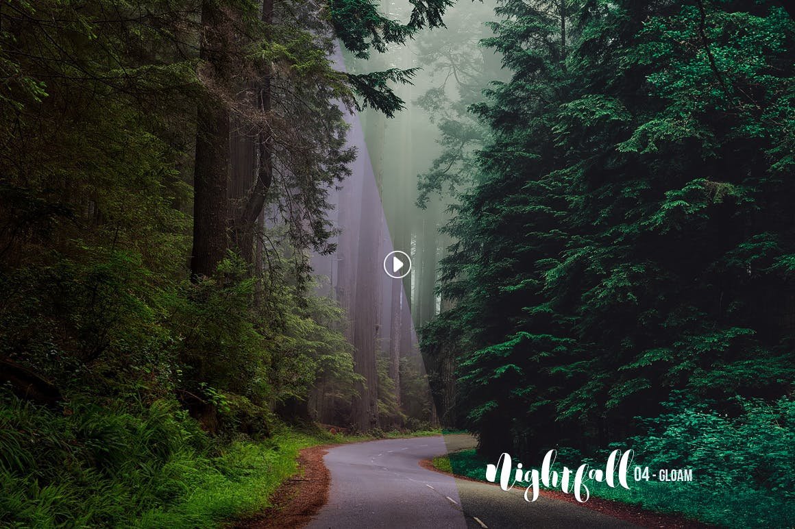 Preset Lightroom Desktop - Nightfall Dark Lightroom Presets (LR)
