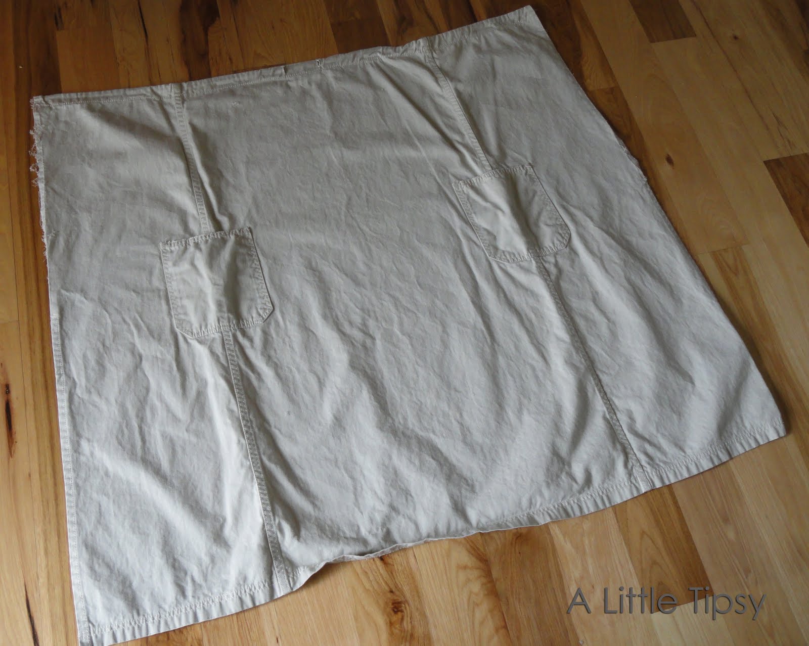 Making a Bedskirt and DIY Toy Storage Pockets - A Little Tipsy