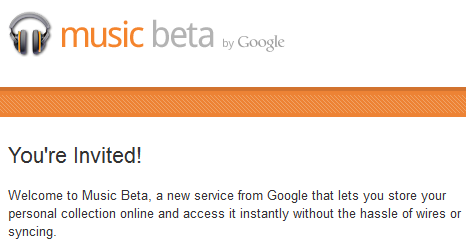 google music beta invite