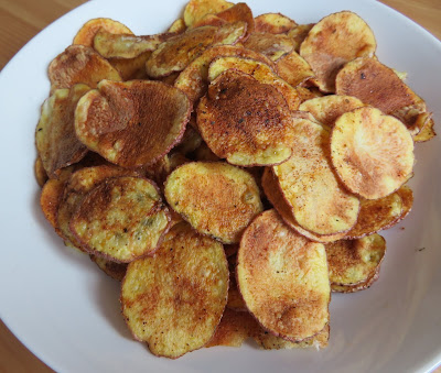 Microwave Cooked Potato Chips