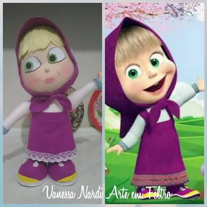 sapato da masha e urso