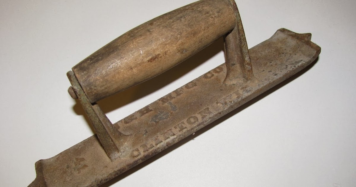 Trowel and Masonry Tool Collector Resource Concrete Edgers and Groovers