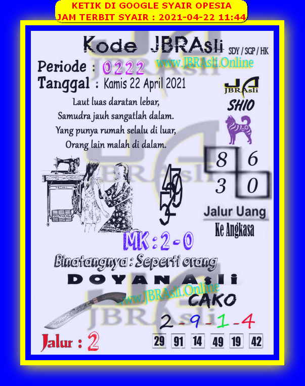PREDIKSI SGP YOHII