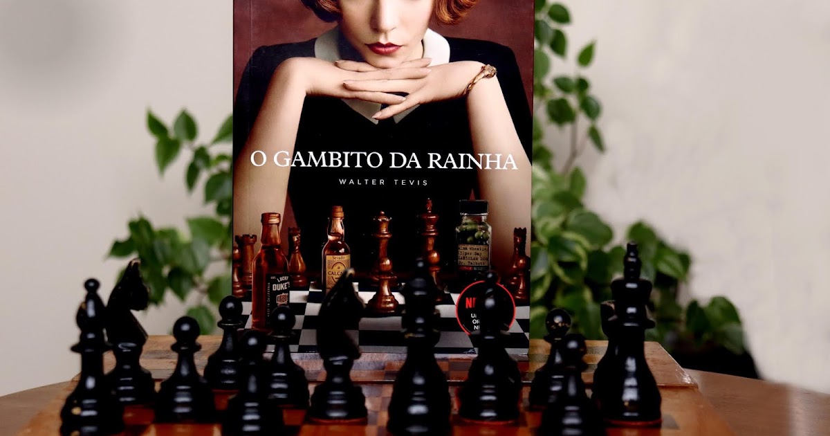 Livro de romance que está na Netflix: O Gambito da Rainha (Capa
