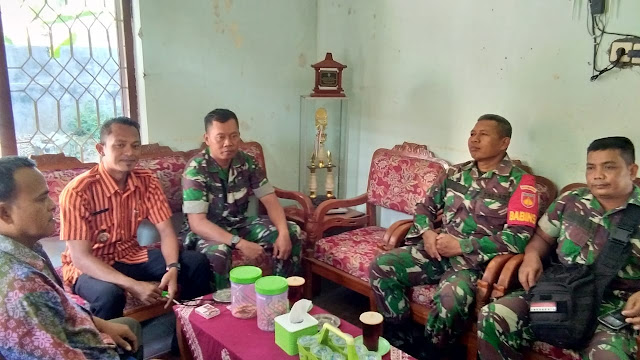 Danramil Bayat Selalu Jalin Hubungan Baik Dengan Kepala Desa Wilayah Binaannya