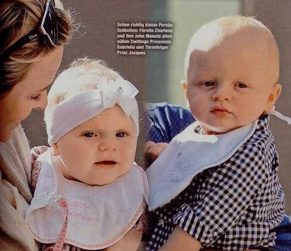 German "Die Aktuelle" magazine published some photos of Princess Charlene and twins Princess Gabriella & Prince Jacques of Monaco on the island of Corsica.