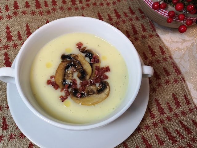 Deliciosa crema de patata para Navidad