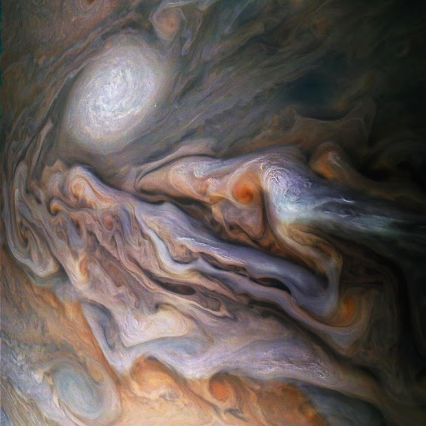 Jupiter's Magnificent Swirling Clouds